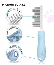 Pet Grooming Needle Comb for Cleaning Fur (Single Piece)
