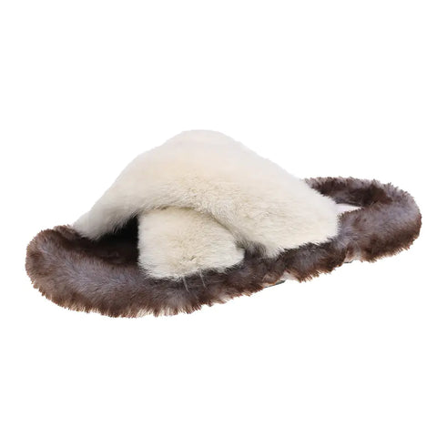 Niche Flat Versatile Casual Mao Slippers Design Sense