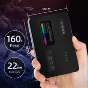 Portable RGB Pocket Light with Remote for Photography