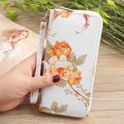 Women's Long Clutch Wallet with Phone Compartment