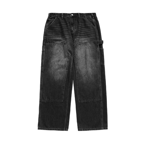 Men's Fashion Retro Loose Straight Leg Jeans