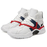 Men's High-Top Sneakers - Hip Hop Casual Style