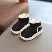 Winter Solid Color Children's Plus Velvet Snow Boots