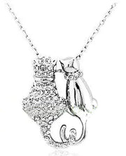 Cat Necklace Pendant Jewelry