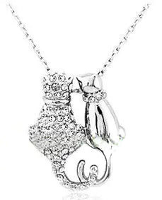 Cat Necklace Pendant Jewelry