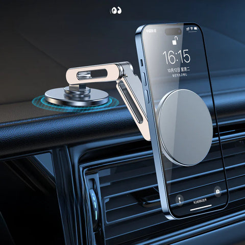 Tesla Magnetic Car Phone Holder with 360° Rotation