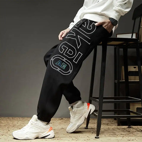 Thick Fleece Sweatpants for Men in Plus Size