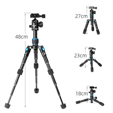 Beixin Mini Aluminum Tripod for Phones and Live Streaming
