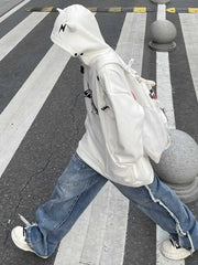 Women's American Style Wide-Leg Jeans with Pockets