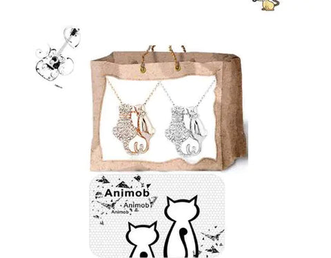 Cat Necklace Pendant Jewelry