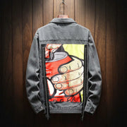 Men's Slim Fit Korean Style Denim Jacket for Teens