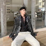 Bling Sequin Stage Performance Suit Jacket for Groups