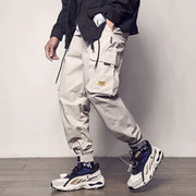 Velcro Strap Loose Casual Cargo Pants