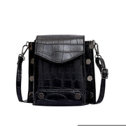 Spring 2019 Crocodile Pattern Crossbody Bag for Women