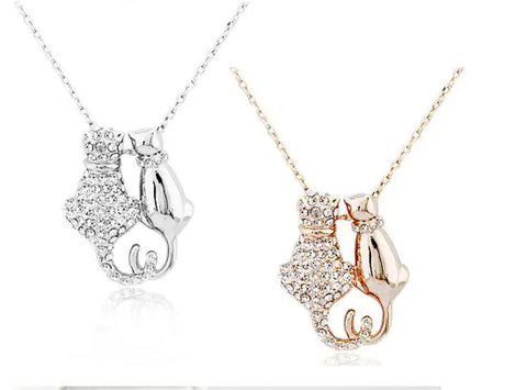 Cat Necklace Pendant Jewelry