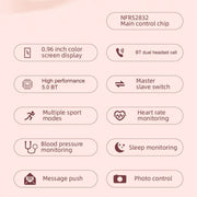 2-In-1 Smart Watch & Earbuds Fitness True Wireless Combo